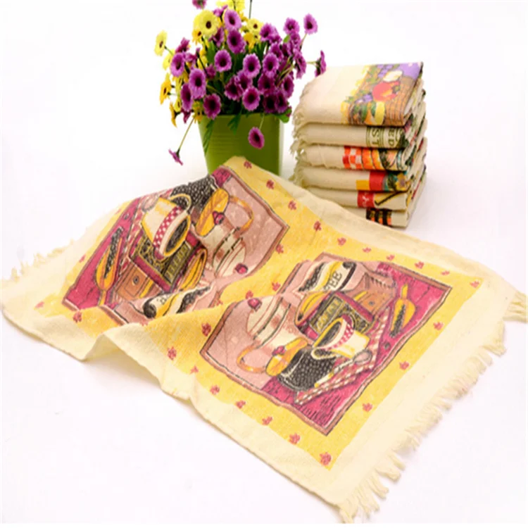 
new product private label unique design 100% cotton terry cloth printing kitchen towel 