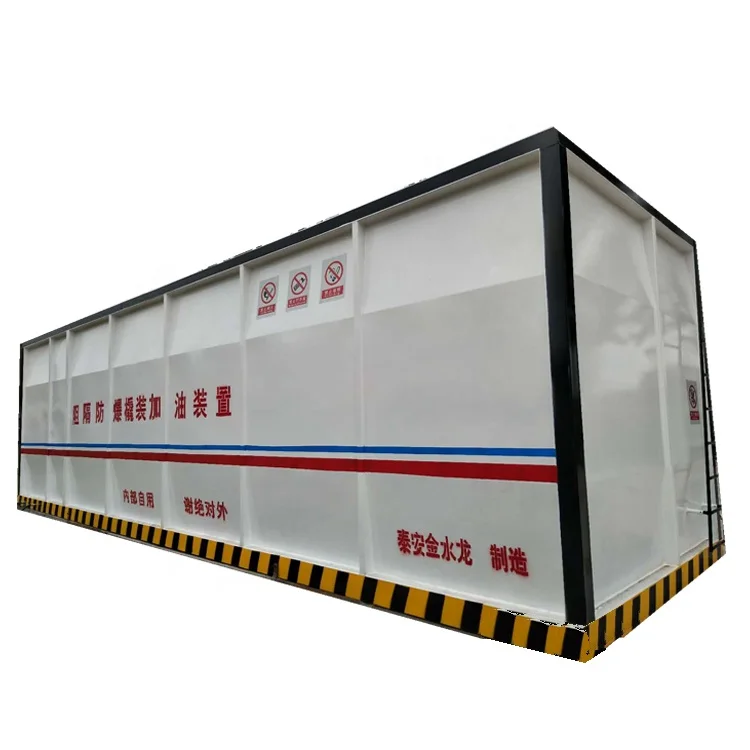 20feet automatic mobile filling fuel dispenser portable container gas station
