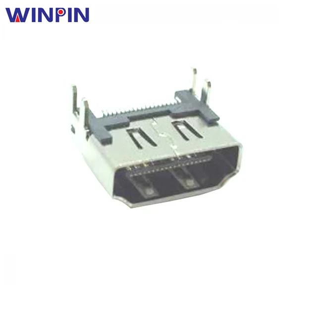 Winpin IO connector A type female right angle smt high speed