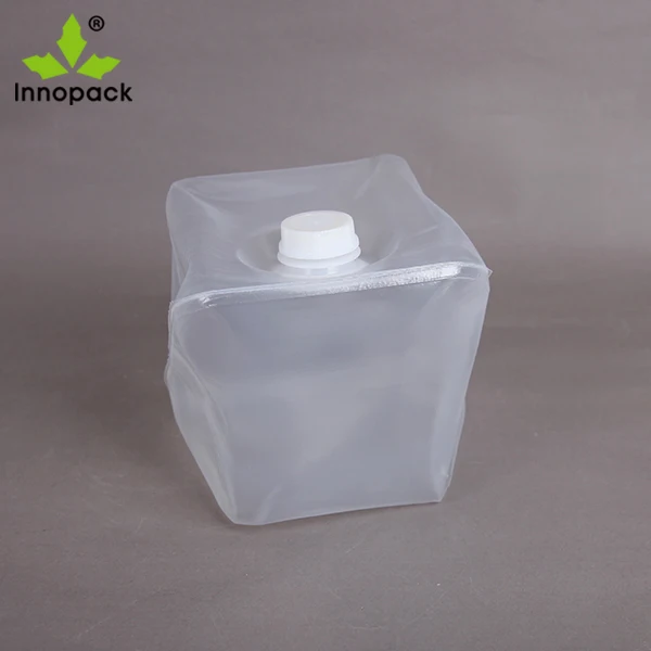 LDPE 5l Litre Clear Plastic Collapsible Jerry Can with Screw Cap