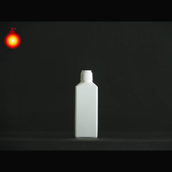 100ml~500ml empty Taiwan bottle white square plastic wholesale square bottle liquid medicine bottles
