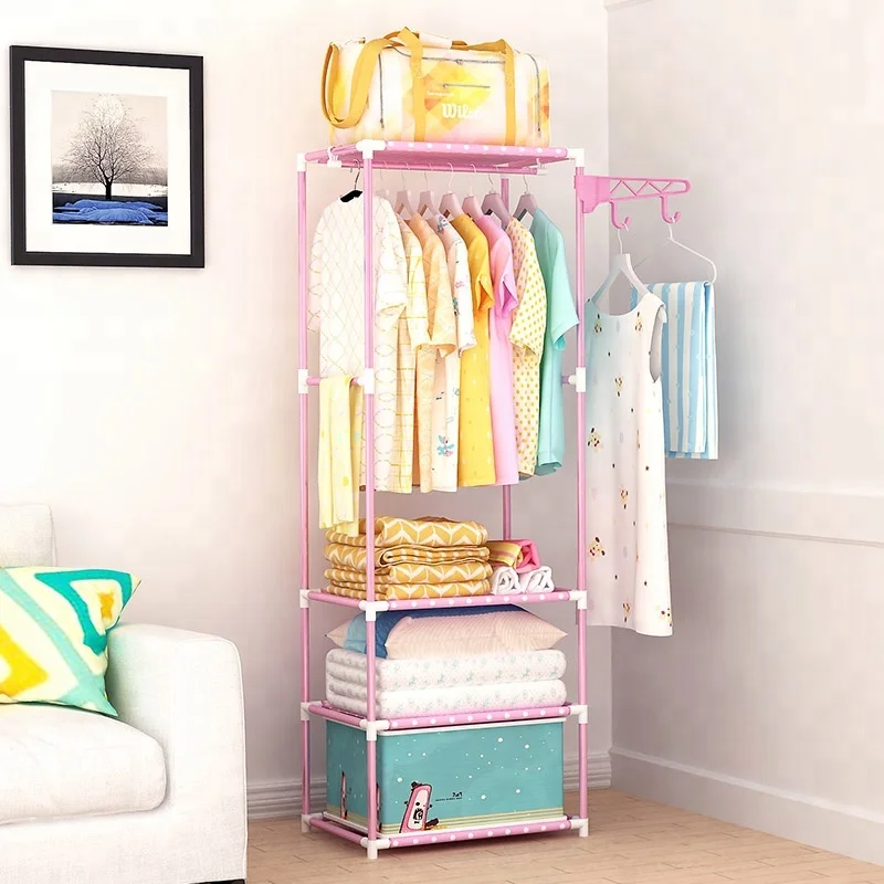 Fashion hanger easy to assemble multi-functional coat rack