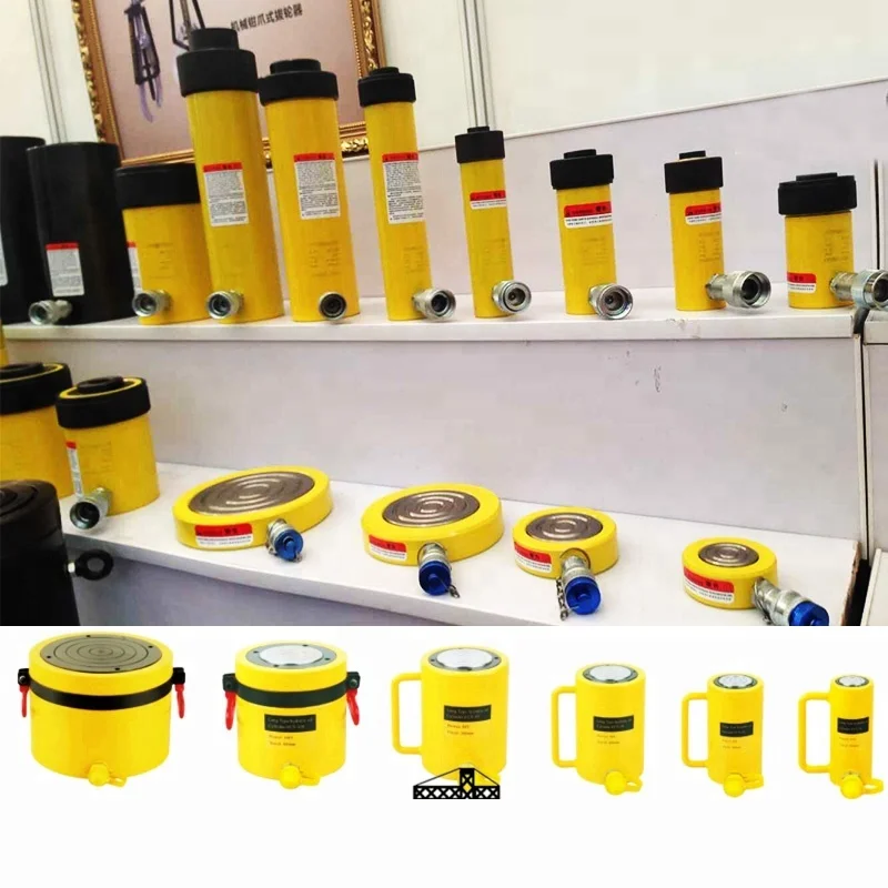 Small Double Acting Hydraulic Piston Cylinder Price,50 100 Ton Telescopic 3-Stage Hydraulic Cylinder