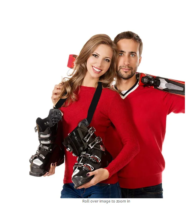Durable Lightweight Ski and Snowboard Boot Carrier Strap for  Men and Women