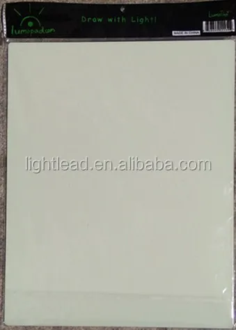 Hot selling glow in the dark writable glow in the dark canvas glow pad
