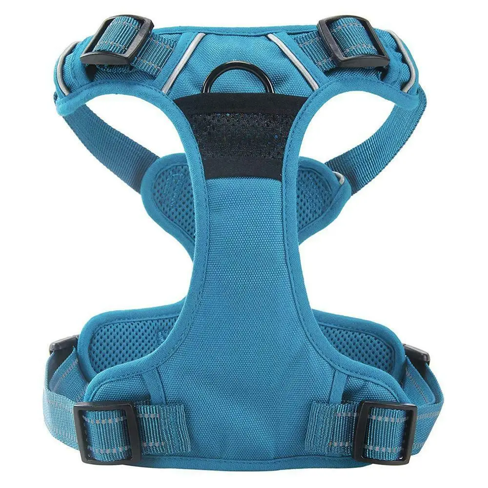 High quality no pull reflective  adjustable harness with air mesh padding OEM acceptable