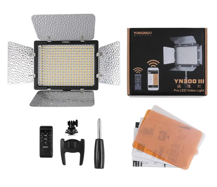 Yongnuo YN-300III 5500K Camera LED Video Light Photo Studio Lightning led video light for photography