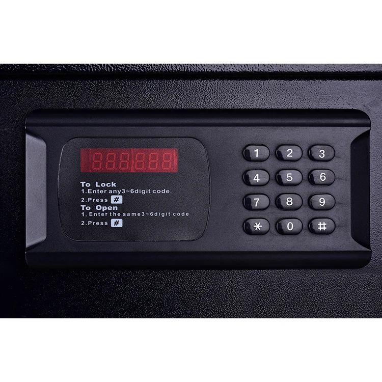 
two keys safe boxes digital lock promotional electronic safe money box steel large document safe box 