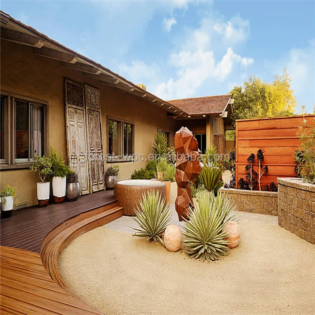 Ecological Solid Composite Wood Easy Install WPC Outdoor Floor system