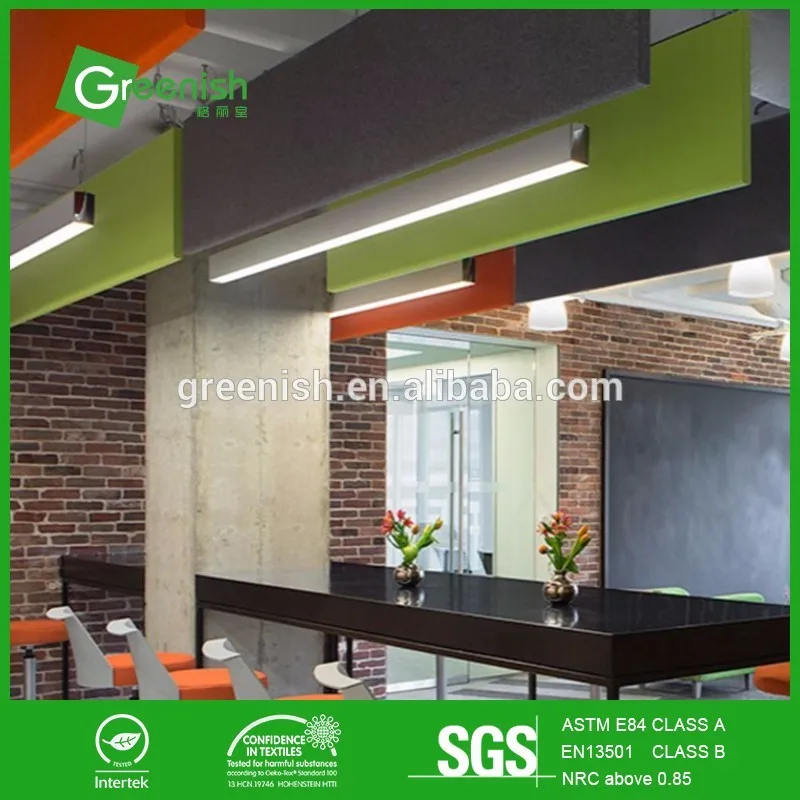 Beautiful new types acoustic felt panels for studio