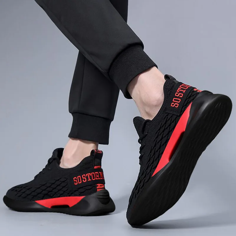 1 Pair MOQ Male breathable casual sneakers man injection outdoor sport shoes