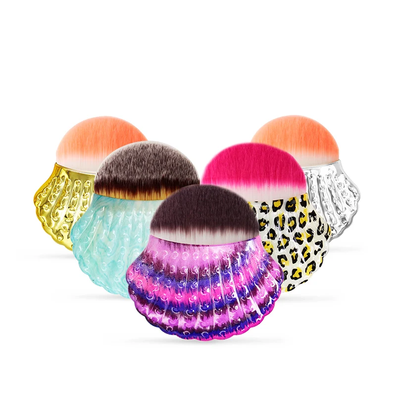 
Shell Shape Colorful Manufacturer Cosmetic Custom Makeup Brush 