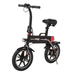 Li-ion battery rechargeable foldable electric bicycle portable ebike 14 inch tire lightweight frame