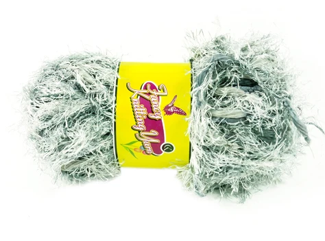 Пушистая пряжа для вязания, перо, искусственный мех, пряжа для ресниц