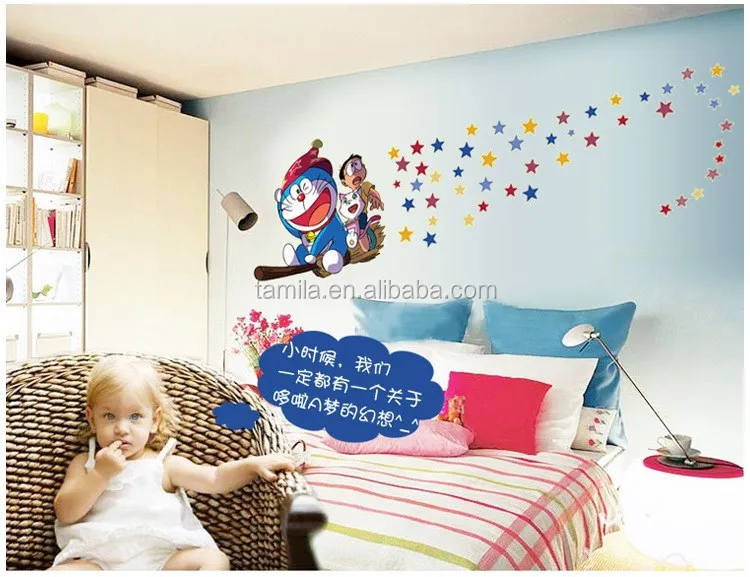 Kids Cartoon Doraemon A dream sticker Glow in dark,