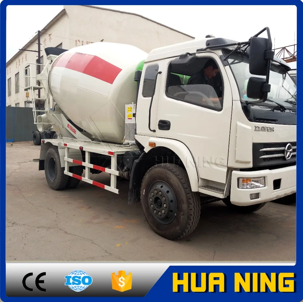 
Small Portable Mixing Truck 4m3 Drum Concrete Truck Mixer for sale 