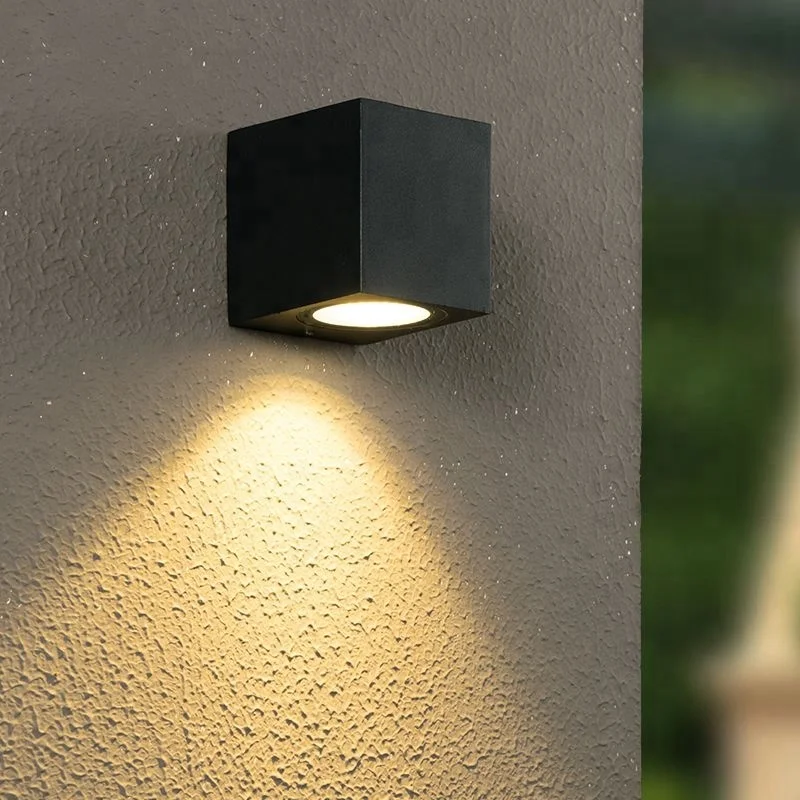 Modern Double Single Head Black Cob Outdoor 3w 5w 6w 10w Led Wall Light