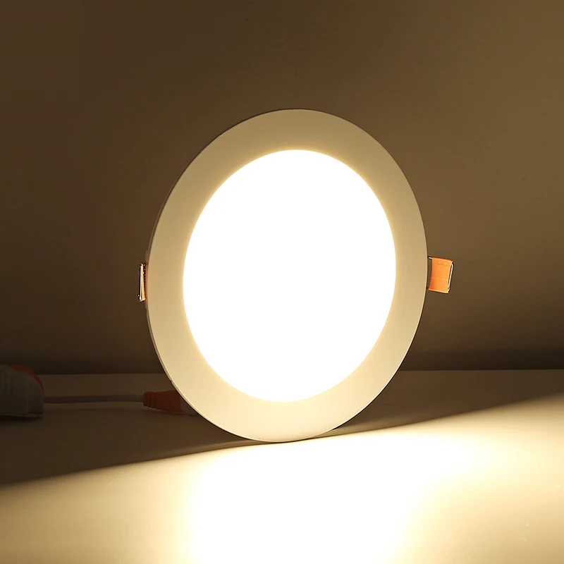 Factory price 3w 4w 5w 6w 9w 12w 18w 22w 24w big round led panel light led recessed panel light 8 inch jade panel light