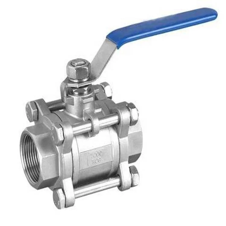 3 pc body stainless steel ball valve