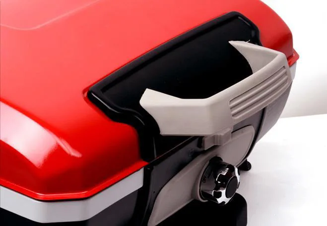 Portable Steel one Burner BBQ Gas Grill with for Camping Use