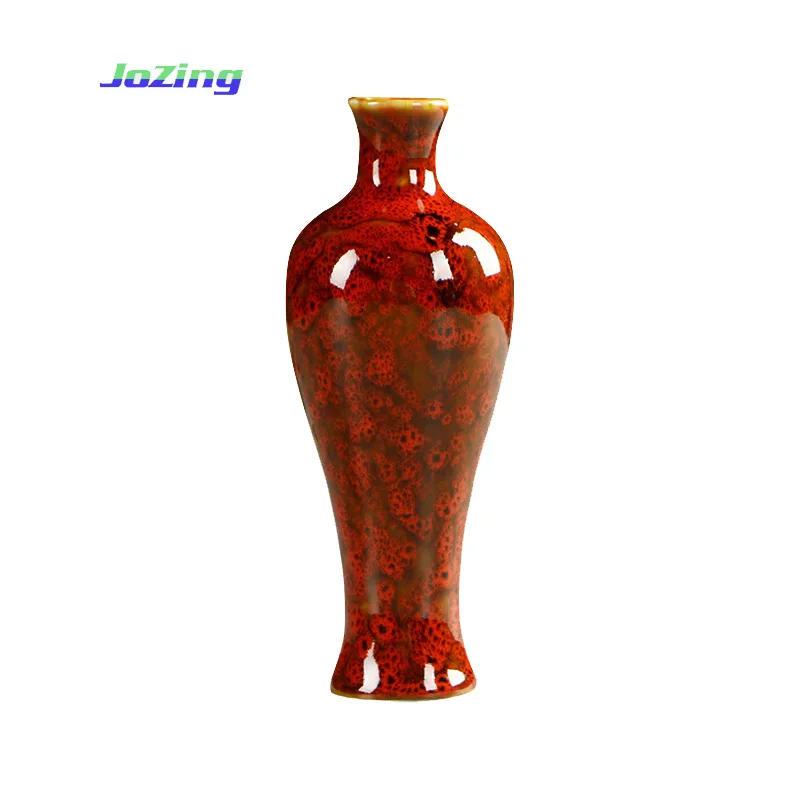 Chinese Style Classical Home Decor Fambe Ceramic Flower Vase