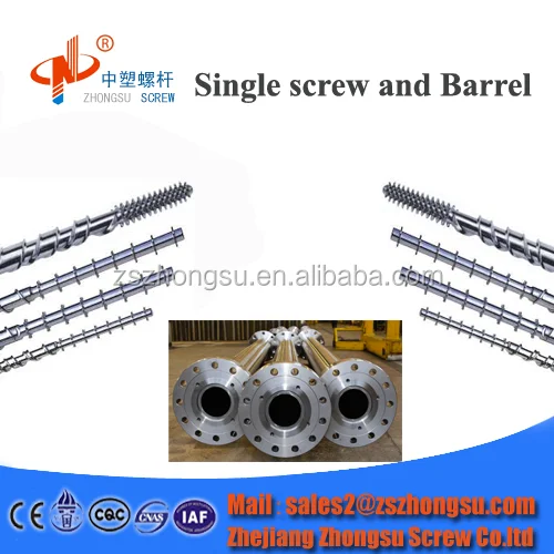 Micro Extruder Screw/PVC Pipe Machine Single Screw Barrel