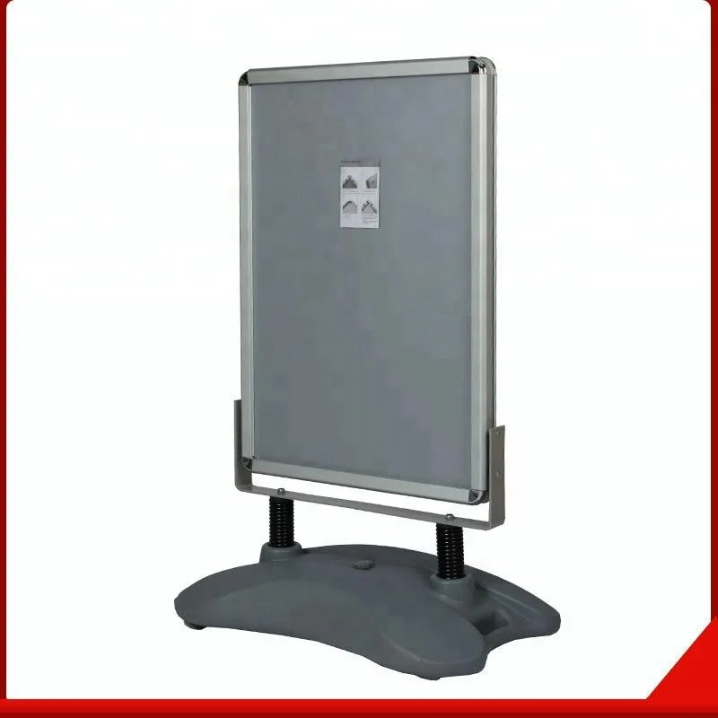 A1 aluminum alloy frame display outdoor movable double-sided water base poster display stand