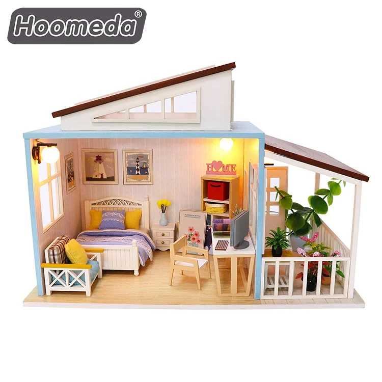 Diy Кукольный дом Миниатюрный diy комплект для детей родителей