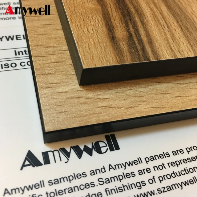 
China colorful new wood pattern phenolic textured 5mm compact laminate hpl 