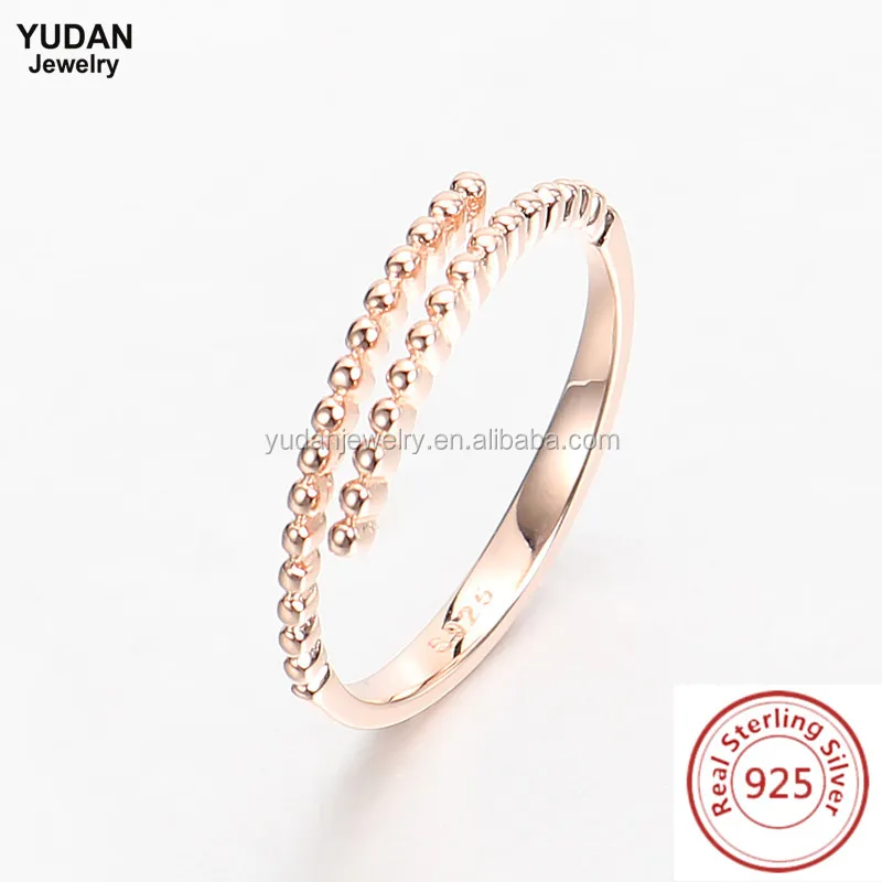 Factory Custom Sterling Silver Sparkling X Ring 925 italian silver ring