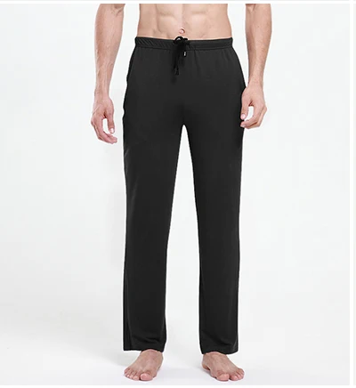 
China wholesale cotton mens checkered sleeping cheap sleep bottom underwear travel pajamas blank men harem lounge pants 