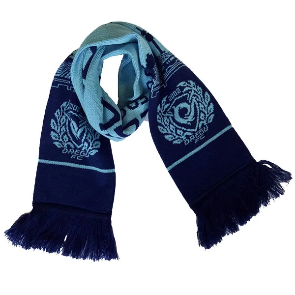 Wholesale Advertising Sport Soccer Knitted Football Team Club Scarf Korea Football Fans Scarves