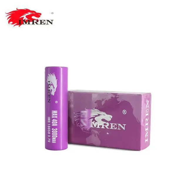 High Quality Deep Cycle PK IMREN 3000mAh 3.7V LI-Ion 18650 3000mah 40A Rechargeable Battery