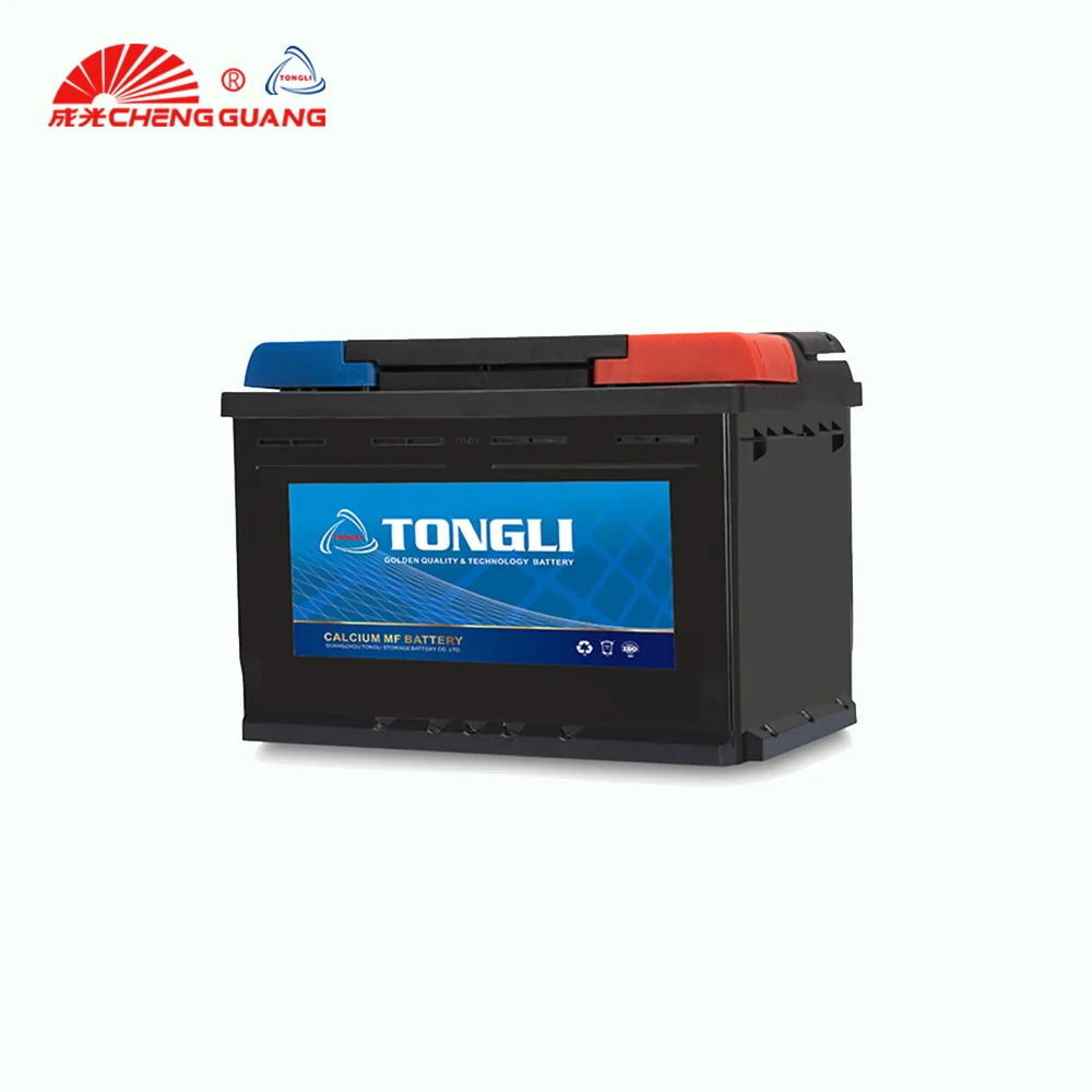 Tongli бренд, перезаряжаемый автомобильный аккумулятор 12 в 75 Ач для грузовика, аккумулятор для автомобиля DIN75