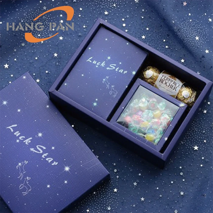 manufacturers custom luxury candy paper packaging box personalized fashion boutique food paper gift box set