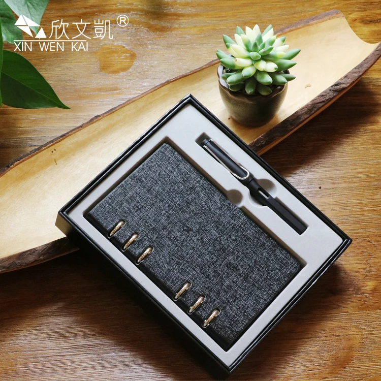 
2020 new Office Stationery Gift Luxury Business a5 Notebook Pen Set With Box 