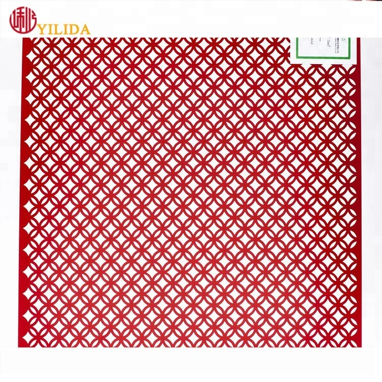 pvc plastic perforated sheet