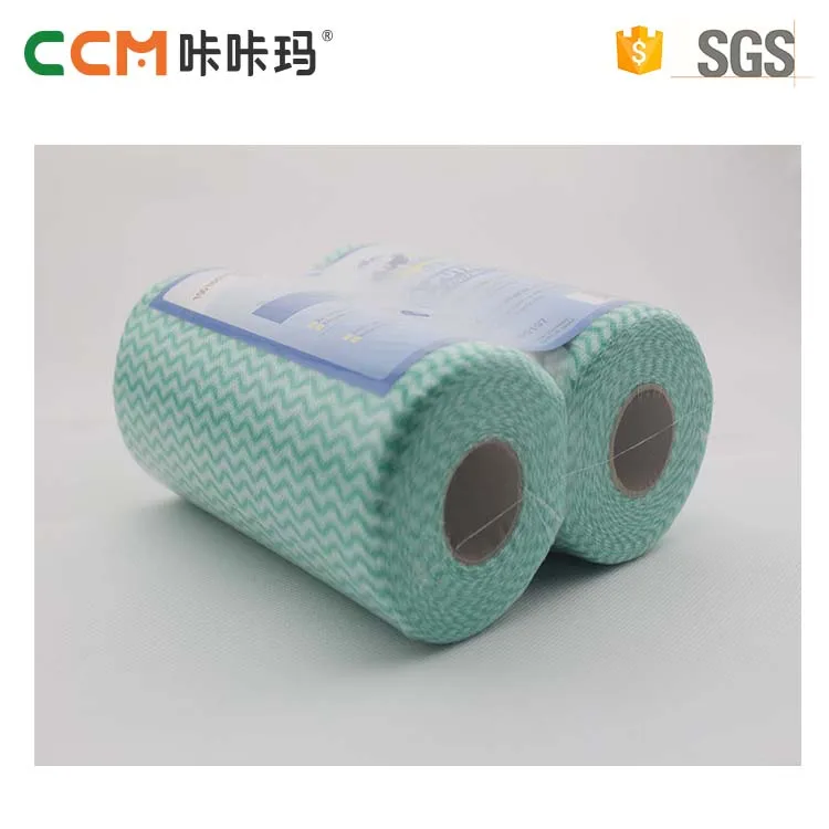 China factory customized disposable spunlace nonwoven fabric kitchen cleaning dishcloths