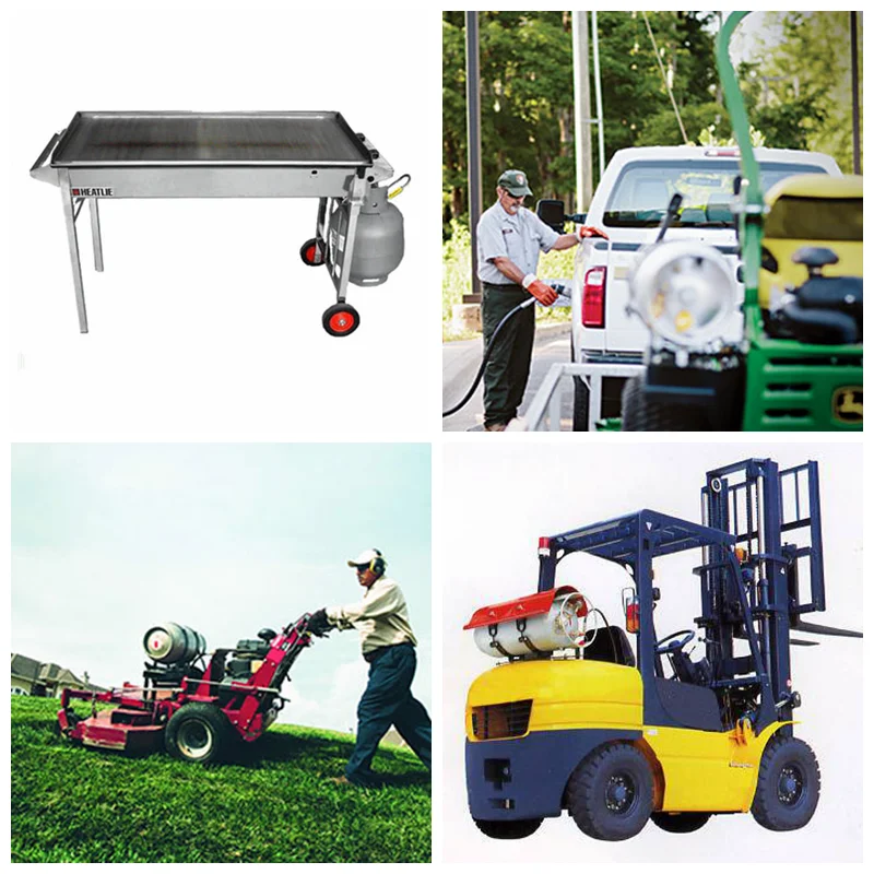 High Quality DOT4BW Standard 100lb lpg Gas Bottles for Cooking