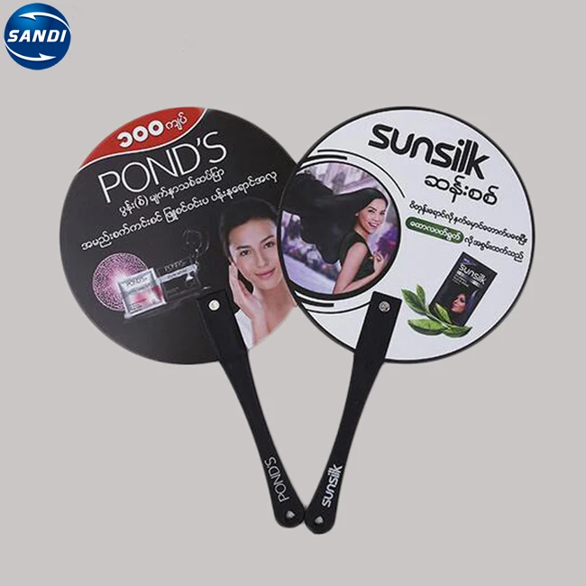 LOGO printed custom promotional hand fan