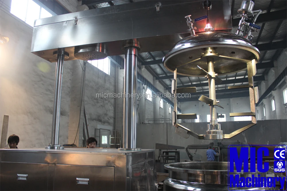 MICmachinery MIC-100L lotion making machine with high shear homo mixer
