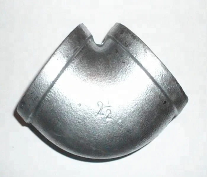 NPT 3/4' NPT Thread Black Malleable Iron 90 Degree Elbow Thread Elbows