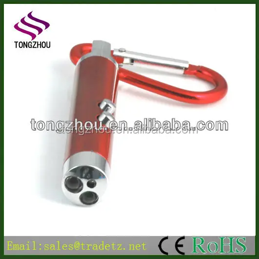 Promotions Mini Keychain Flashlight UV Torch Red Laser Pointer