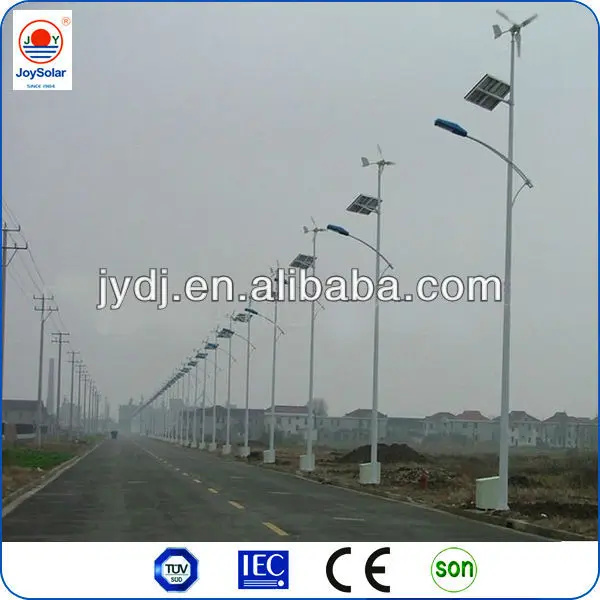 синий энергии солнечной и ветровой турбины/солнечный ветер уличный свет