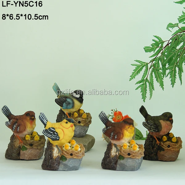 garden ornament birds decorative motion sensor resin sculpture birds from Quanzhou Lifa,polyresin crafts bird garden figures