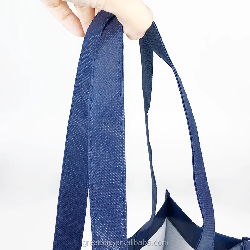 laminated lululemon style non woven shopping bag