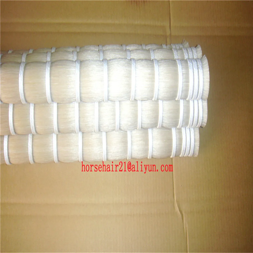 Natural white violin bow horse hairs for sellingViolin Hank Hair