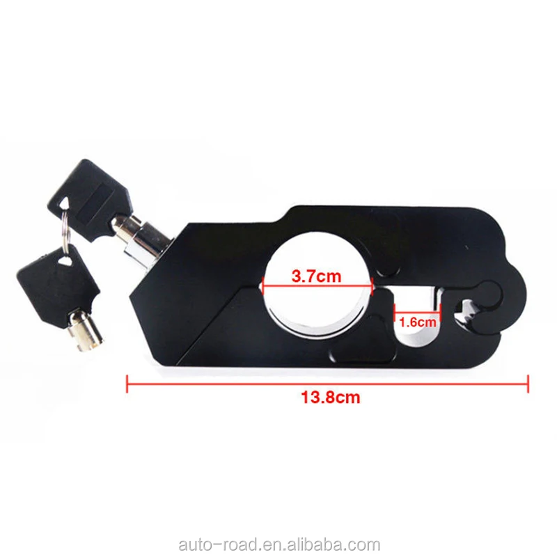 CNC Processing Aluminum Handlebar Security Lock Motorcycle Scooter E-bike Lock