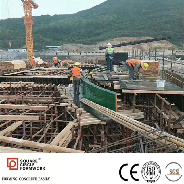 
Adjustable Curved Wall Formwork for Swimming Pool 