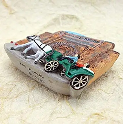 3D Resin Collection Morocco Souvenir Fridge Magnet